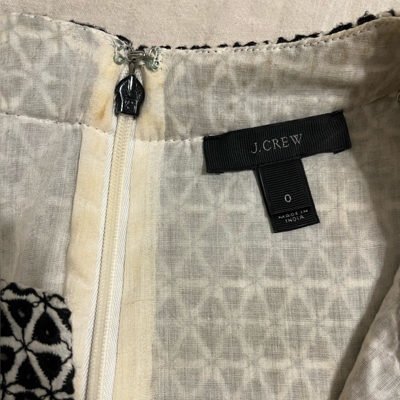 J Crew embroidered v-neck dress - Picture 7 of 8